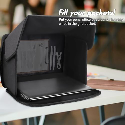 Evita el reflejo solar con este sunshade de la computadora portátil y pantalla protectora 5