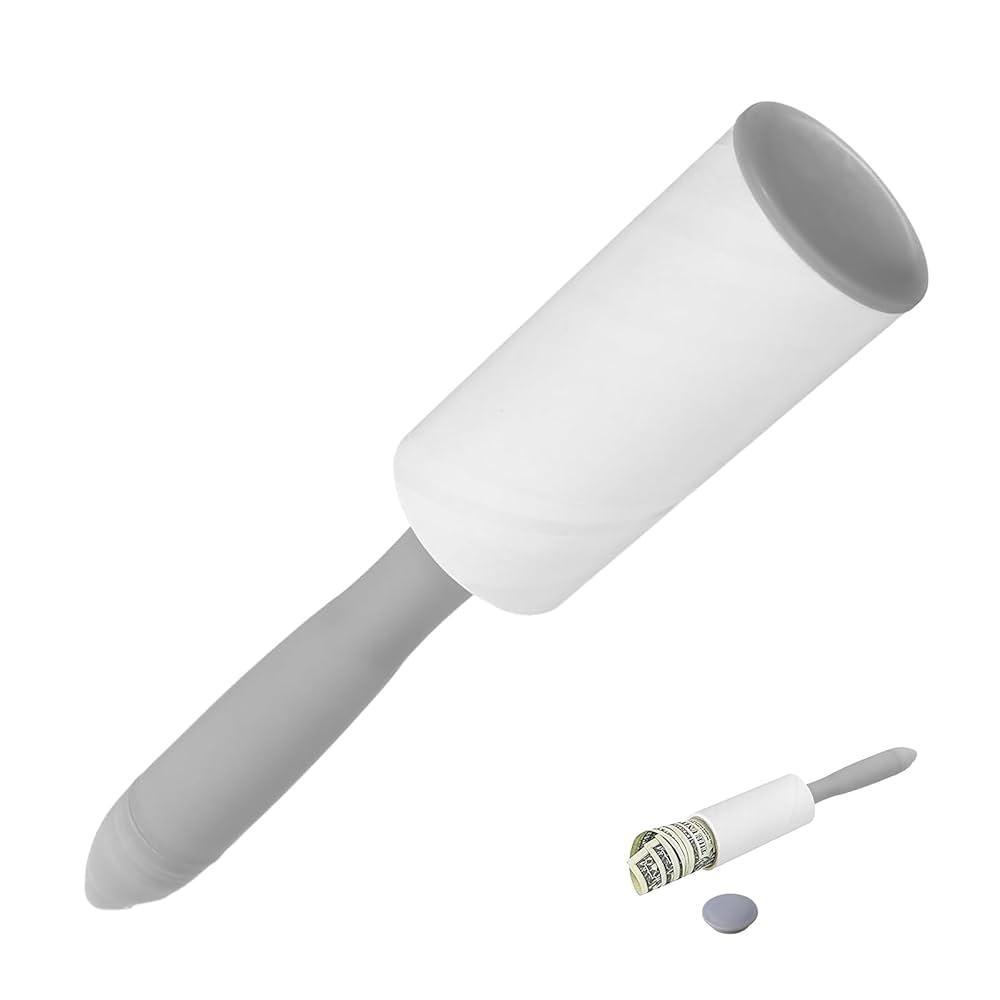 Amazon.co.jp: ADOFUN 糸くず ローラー 隠し収納 ミニ金庫 隠し