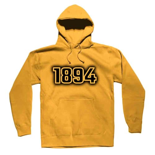 Hoodie 1894 unisex finis les sweats ternes optez pour le jaune doré