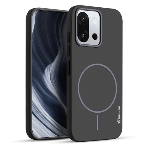 Image of KARWAN️Magnetic Ultra Slim-Fit Back Case Cover for Oneplus 13T |Hard PC Case Cover| Ultra-Thin & Light Weight with [Ultra Premium Feel] Case for Oneplus 13T(6.3 inch)(Black)