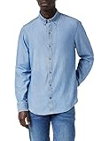  Izod BD Shirt Camisa, Azul (Chambray Blue 400), 42 (Talla del Fabricante: MD) para Hombre