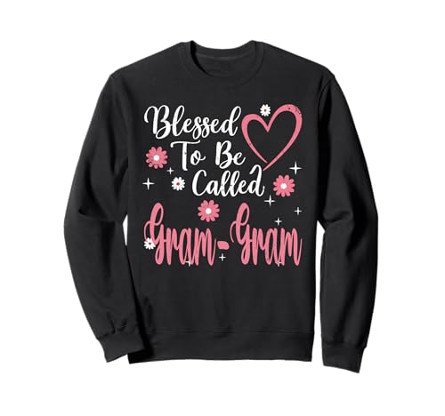 Blessed To Be Called Gram-Gram Flower Heart Cute Mothers Day �g���[�i�[