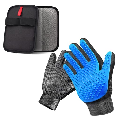 Image of NVNAN 2-in-1 Pet Grooming Glove and Fabric Hair Remover