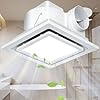 Amazon.com: Gopper Bathroom Exhaust Fan with Light, Bathroom Fan with ...