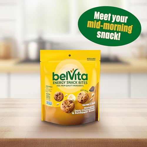 belVita Energy Snack Bites, Banana, Dark Chocolate and Sunflower Seed, 5 oz - Image 7