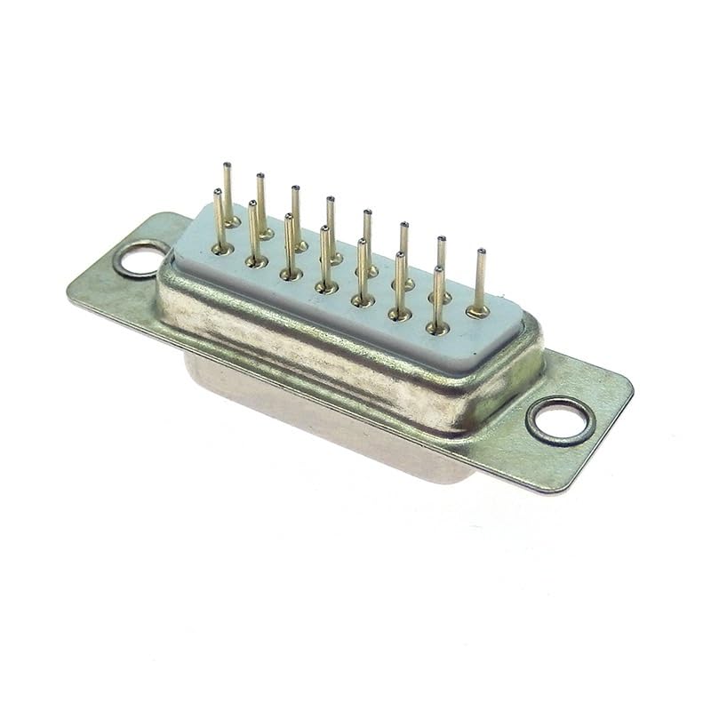 Image of 5Pcs DB9 /15 /25 /37 DIDC9 /15 /25 /37 Male Female Plug Serial Port Connector IDC Crimp Type D-SUB Rs232 Adapter(DB15 Female)