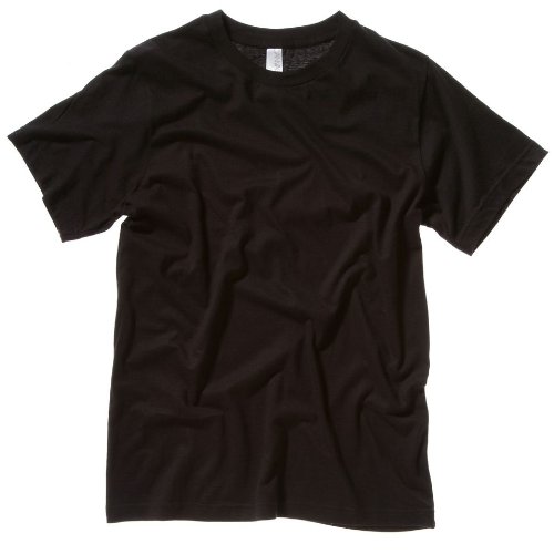 T-shirt noir XL en jersey parfait pour un look casual urbain