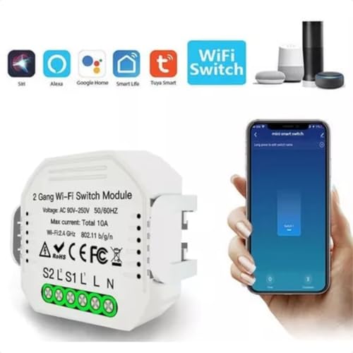 Módulo Rele 2 Canais Mini Interruptor Timer Inteligente
