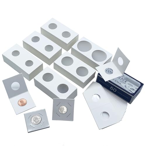 300 Pcs Cardboard Coin Flips, 6 Assorted Sizes 2