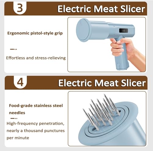Elektrischer Fleischklopfer – perfekt für Steak, Rindfleisch und Huhn – unverzichtbares Küchenwerkzeug für saftiges, aromatisches Fleisch – ideal für Hobbyköche und Grillmeister