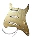 SSS Loaded Pickguard Set Multifunction Yellow Pickups Brass Guitar Accessories guitar pickguard pickup