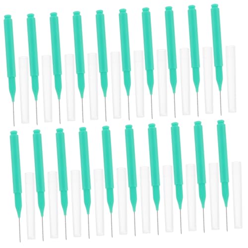 CATIEBYE 100 piezas Cepillos Interdentales para Cepillo para Limpieza Profunda entre Dientes Portátil y Multifuncional para Higiene Bucal y Pequeños