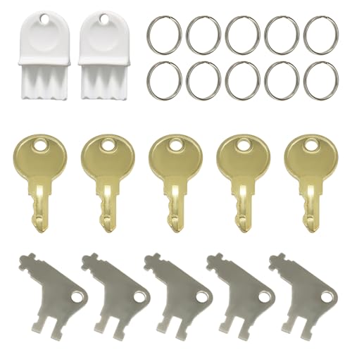 Aoserge Toilet Paper Dispenser Key Set, 12 Sets of Key