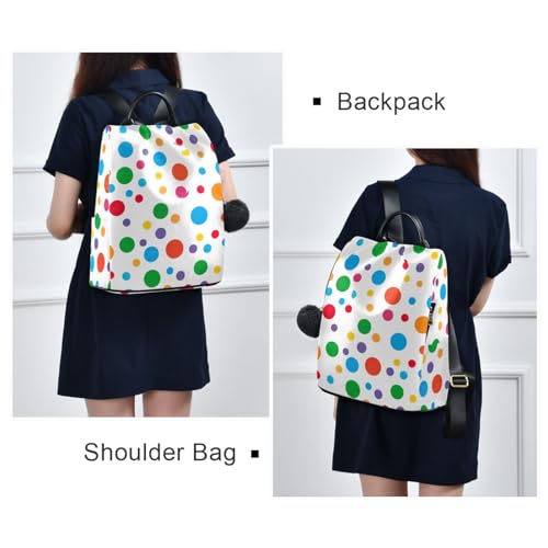 Pois colorés vert bleu orange : le tissu parfait pour personnaliser vos vêtements usés - 7