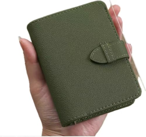 Carnet de notes de poche vert Z en cuir avec feuilles mobiles et papier protection des yeux