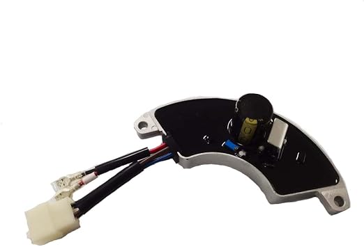 470UF/250V Single Phase AVR for Firman Automatic Voltage Regulator Rectifier for Generator 6KW 6.5KW 7KW 7.5KW 8KW, Aluminum Half Moon Style Universal