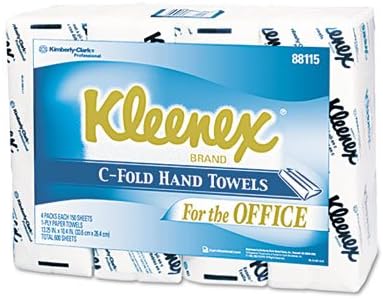 C-Fold Paper Towels, 10 1/8 x 13 3/20, White, 600 / Pack