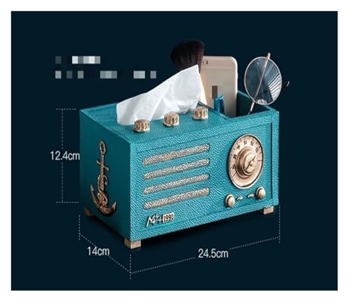 Boîte à mouchoirs en résine et support papier multifonction pour salle de bain
