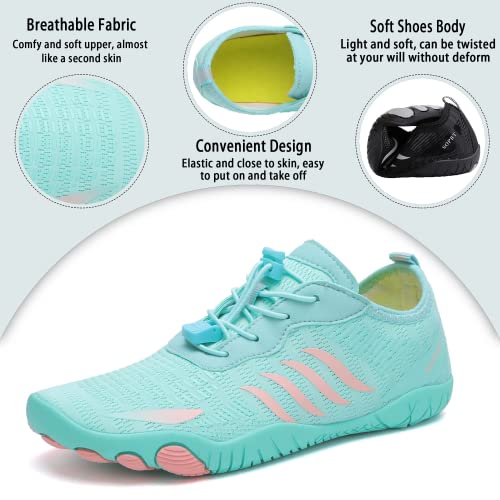 Barefoot Shoes Womens Mens Wide Toe Box Water Shoes Barefoot Trainers Women Men for Walking Running Gym Beach Surf Driving - Image 2