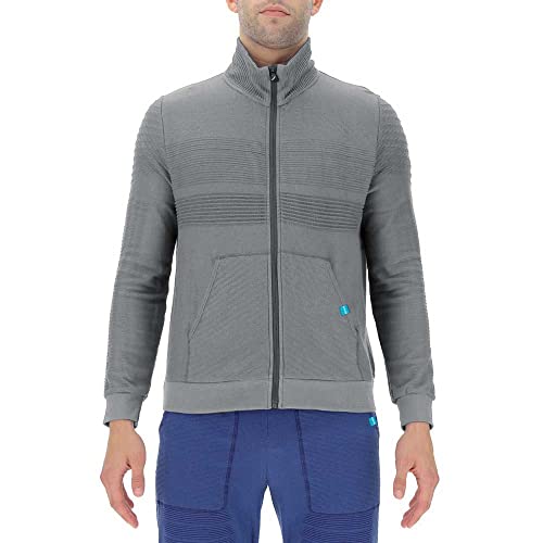 UYN Natural Training T-shirt zippé manches longues pour homme en fibres naturelles