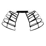 Auroeyfairy Pannier Petticoat Bustle Cages Skirt Women Victorian Dress Hoop Skirt, One Size (Black)