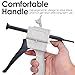 NEWCOMDIGI Dispenser Gun, Epoxy Glue Gun, Impression Mixing Dispensing Gun Applied to AB Plastic Tube (50ML)