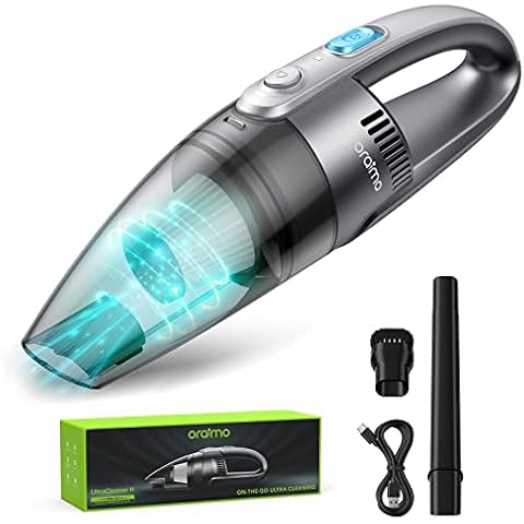 Oraimo Handstaubsauger, Handstaubsauger Akku , Handsauger Auto mit Extra Langem Fugendüse Cover