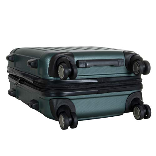 Image of Kenneth Cole Reaction Renegade 20 inch Carry-On Lightweight Hardside Expandable 8-Wheel Spinner Cabin Size Suitcase, Eden Green