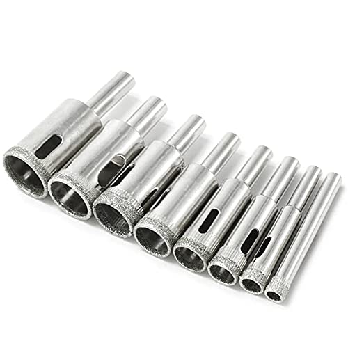 Brocas diamantadas para azulejos, mármol y vidrio 8 piezas miniatura 1