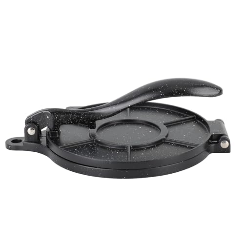MINGZHE Tortilla Maker Aluminum Labor Saving Multifunctional Tortilla Press, Flour Corn Press Bakeware Tool DIY Dough Press Tortilla Maker for Dumpling Skin Dough