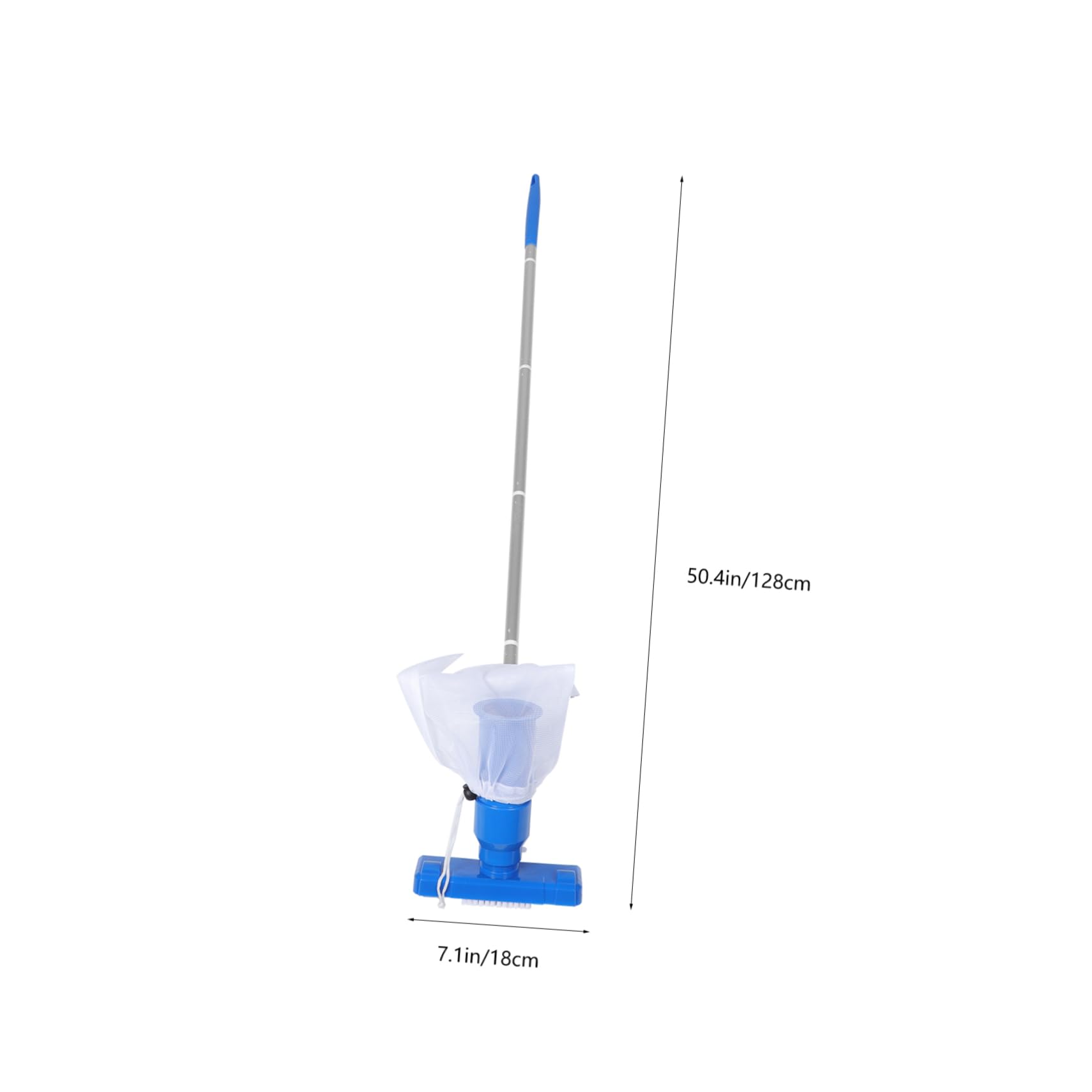 BESPORTBLE Replacement Suction Vacuum Brush Head for Swimming Pool Cleaning Portable Pool with Brushes Wheels for Easy Dirt Removal