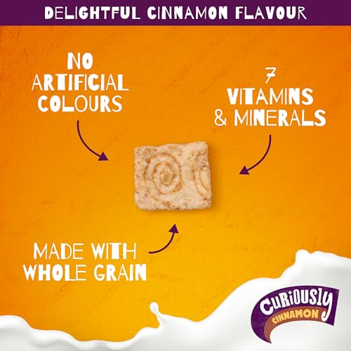 Nestle Curiously Cinnamon Cereal, 375g