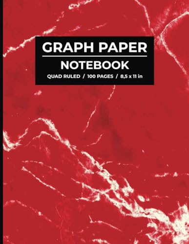 Graph Paper Notebook: Grid Paper Notebook, Grid Paper for Math and Science Students, 5x5 Quad Ruled, 100 Pages, 8.5 x 11 in