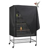 Housse Universelle pour Cage à Animaux de Compagnie Letsinstyle Oiseau Noir...