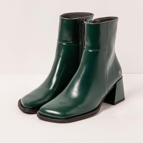 Art Para Mujer. 1170611WS003_0G3 Botines De Piel 1706 Verona Verde (36), 5 A 8Cm, Cremallera, Casual - 4