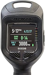 Sherwood Scuba Sage OLED Color Screen Air Integrated Dive Computer with Bluetooth Integration