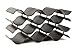 Birando Wave Wine Rack (12Bottle, Black)