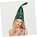 OSALADI Party Costume Peasecod Shaped Wizard Hat for Halloween Cosplay Soft Material Masquerade Accessory for Festivals and Photoshoots