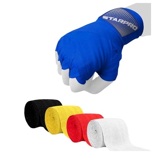 Starpro Boxbandagen | Elastische Boxbandagen mit Daumenschlaufe | 2,55m, 3,5m und 4,5m | Für MMA, Kickboxen, Boxen Sport und Kampfsport | Herren, Frauen & Kinder | Langlebige Handgelenk Bandagen