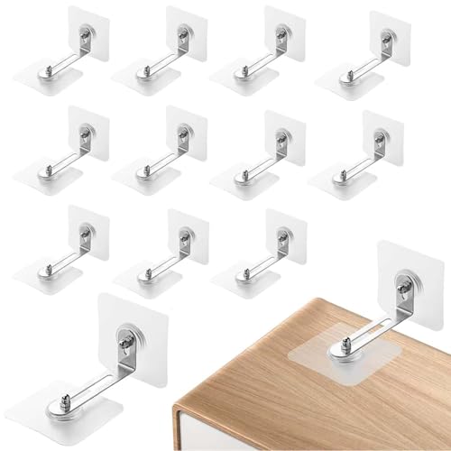 12 Pack Kippsicherung Möbel Set, kippsicherung möbel ohne bohren,...