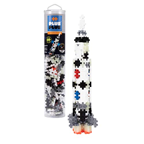 PLUS PLUS – Mini Maker Tube – Saturn V Rocket, Apollo 11 Space