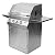 Solaire 27-Inch Deluxe Infrared Natural Gas Grill on Square Cart Base with Rotisserie Kit, Stainless Steel