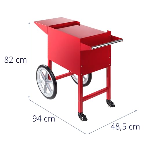 Royal Catering RCPT-16E Popcorn Maker Cart Red - Image 6