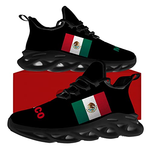 Ciadoon Mexico Shoes for Men Women Road Running Athletic Walking Tennis Sneakers Mexican Shoes Gifts for Boy Girl4