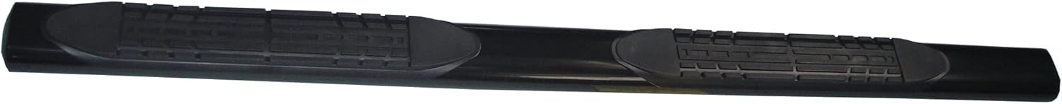 TrailFX A1549B 4 Inch Oval Straight Nerf Bars Side Steps with Step Pads Gloss Black Powder-Coated Steel, Welded End Caps, Rocker Panel Mount, Slip-Resistant, Fits 2019–2023 Ford Ranger, Set of 2