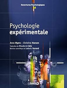 Livres Couvertures de Psychologie expérimentale