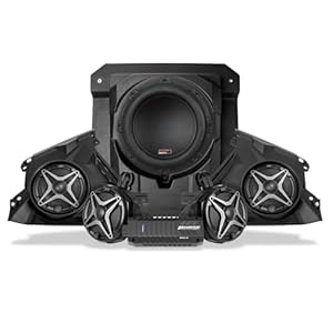 Ssv Works Can-Am® Maverick R, Maverick R X, Maverick R X Rs, Phase-4 A-Spec System With Two 6.5&Quot; Dash, Two 6.5&Quot; Rear-Cage Pods, 10&Quot; Subwooder And 800Watt 5-Channel Amplifier - 240-Mavr-Phz4Atd 10 414gv4mm0dl. sl500 . ss300