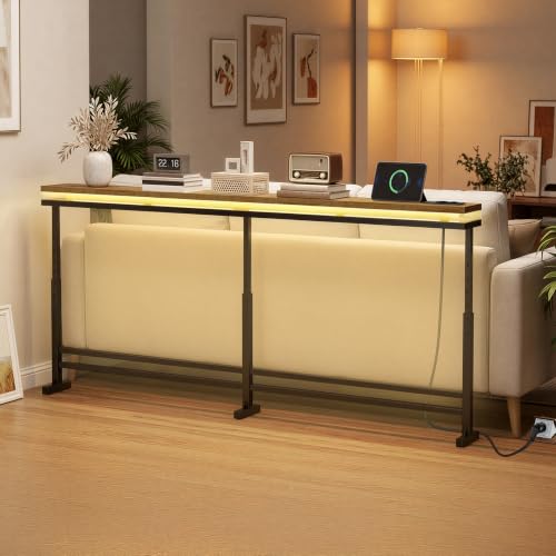 Mesa consola YATINEY con altura regulable para solucionar desniveles en el suelo 8