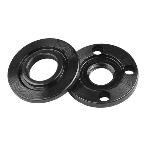 2 Stück für M14 Gewinde-Winkelschleifer, Flanschmutter, Ersatz-Winkelschleifer, Klemmen, Schnellverriegelung, Flanschmuttern, Set, Werkzeuge, geeignet für 14-mm-Spindelgewinde