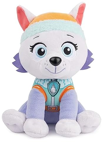 PAW PATROL GUND Everest 23 cm – wysokiej jakości pluszowe zwierzątko do popularnego serialu telewizyjnego, szczegółowe wzornictwo z haftowanymi oczami, od 1 roku życia